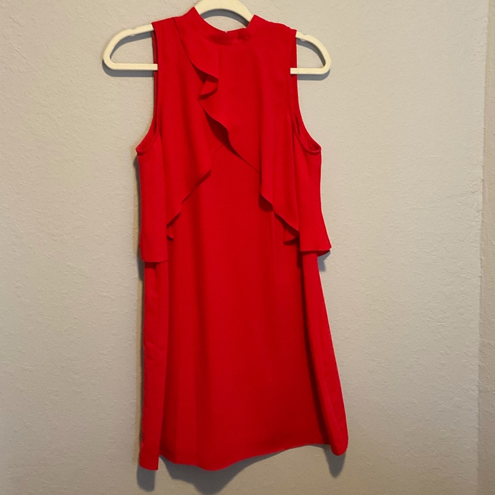 NWT APT. 9 Kohl’s red sleeveless flouncy shift dress, size medium